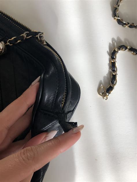 how to restore chanel calf skin bag|calf leather bag repair.